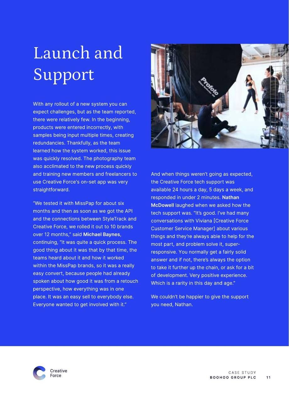 boohoo Group case study, page 11 of 18