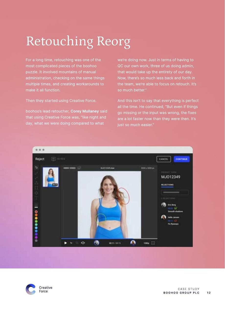 boohoo Group case study, page 12 of 18