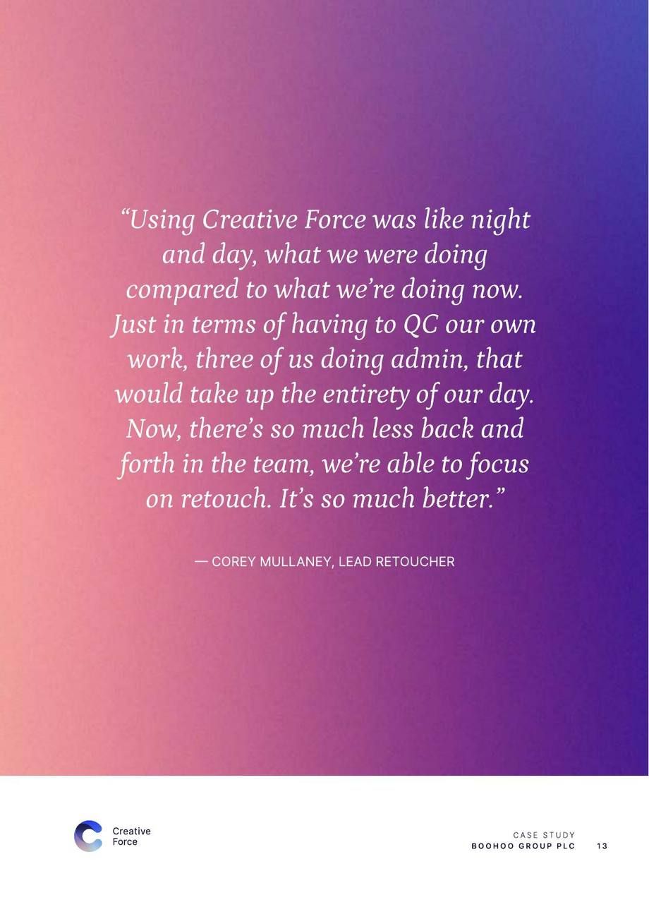 boohoo Group case study, page 13 of 18