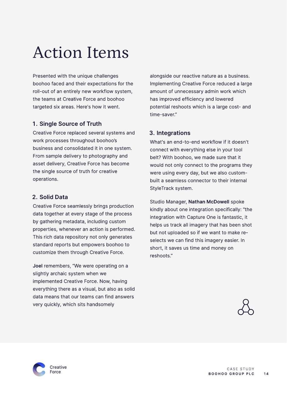boohoo Group case study, page 14 of 18