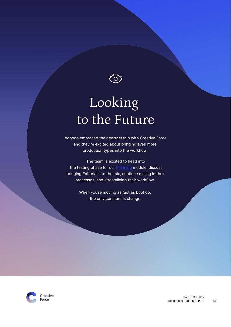 boohoo Group case study, page 16 of 18