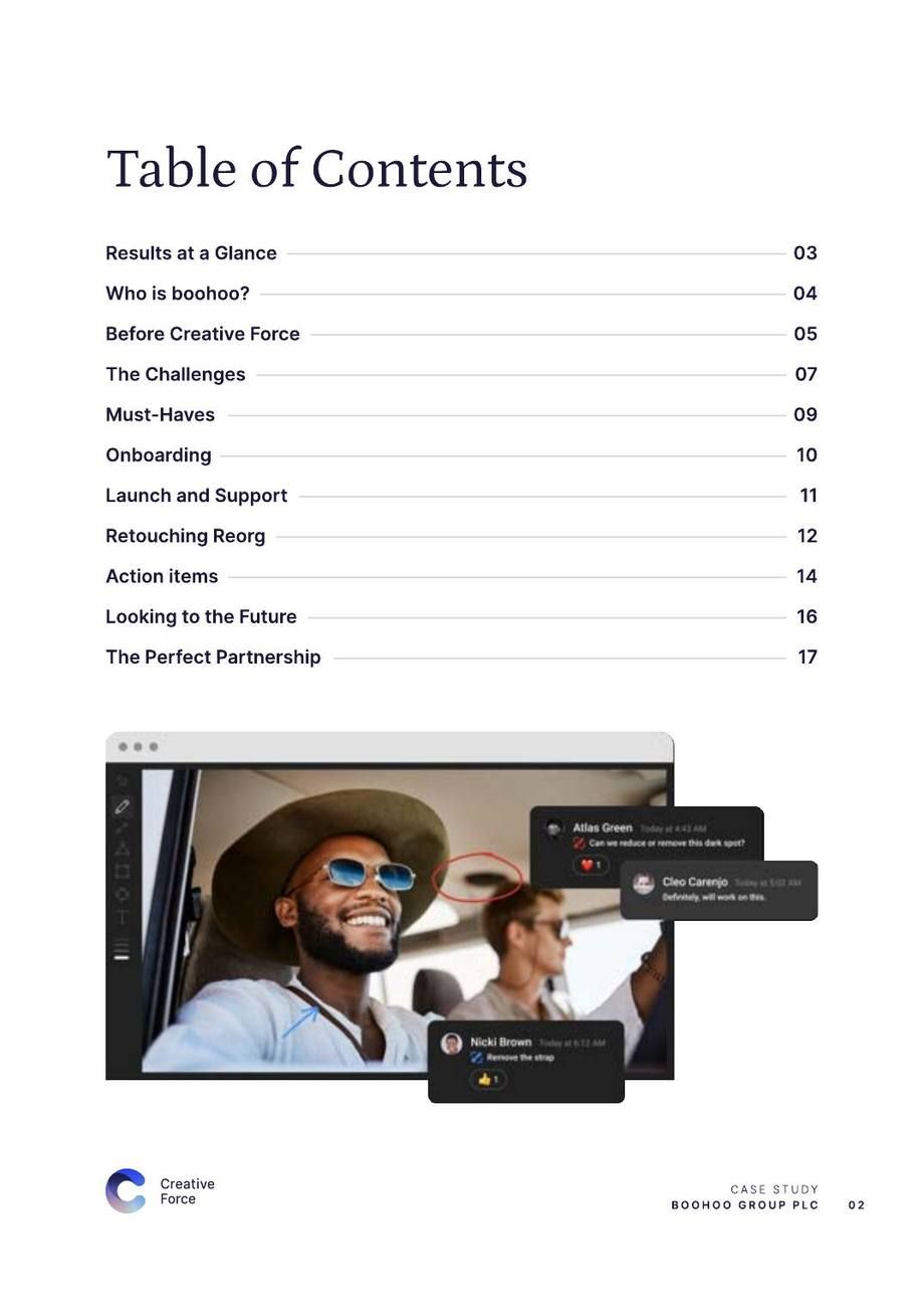 boohoo Group case study, page 2 of 18