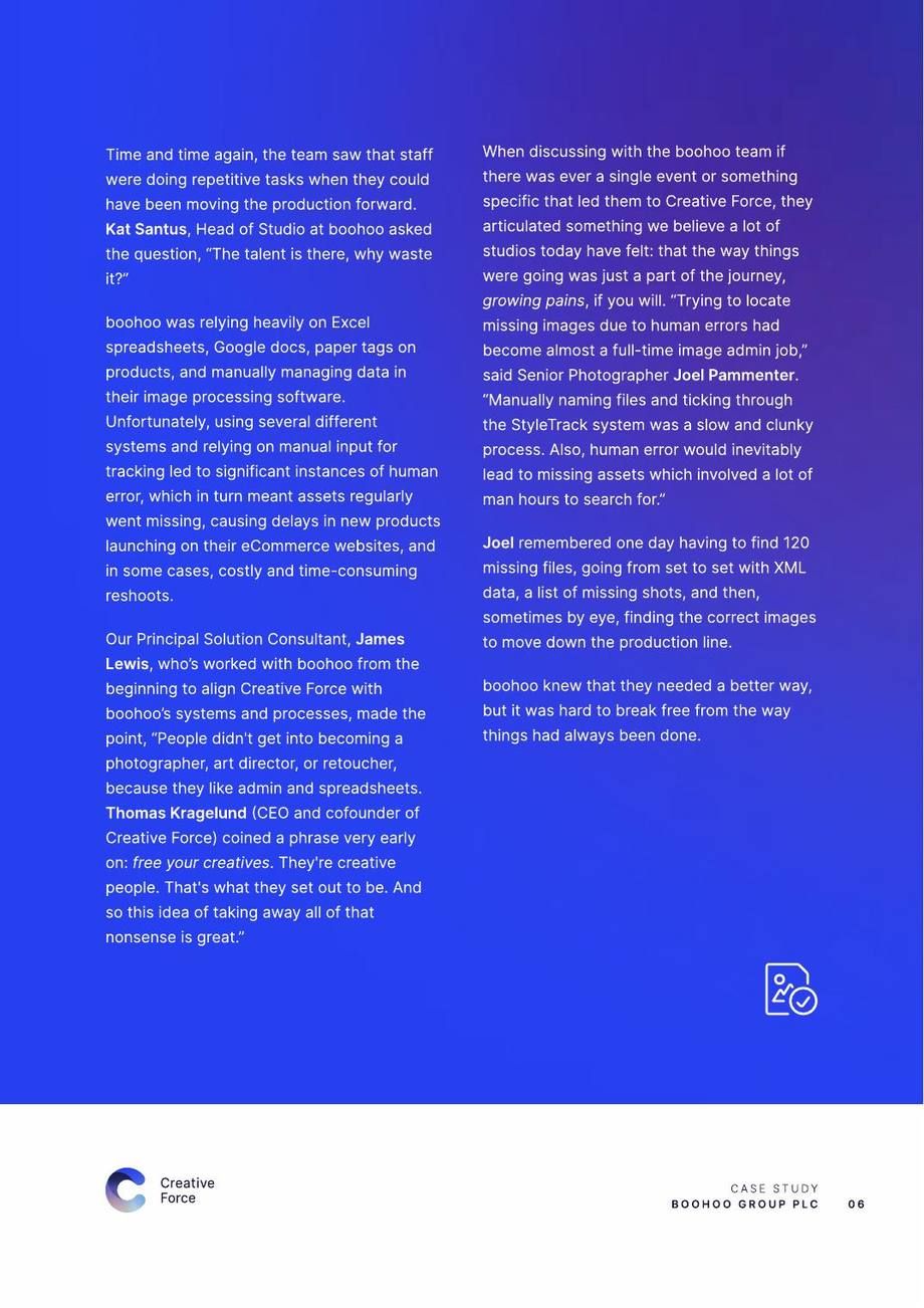 boohoo Group case study, page 6 of 18