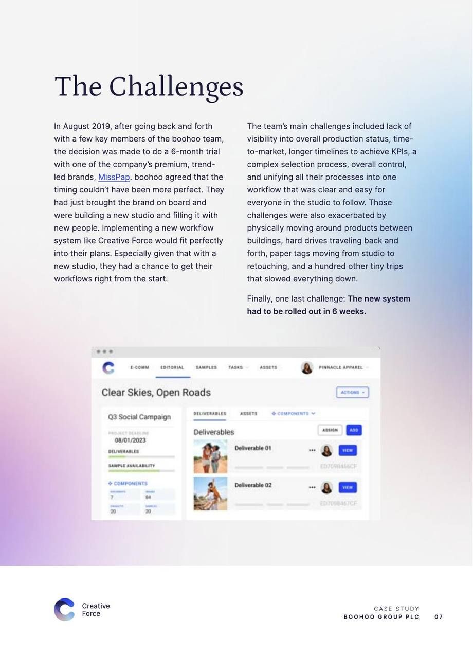 boohoo Group case study, page 7 of 18