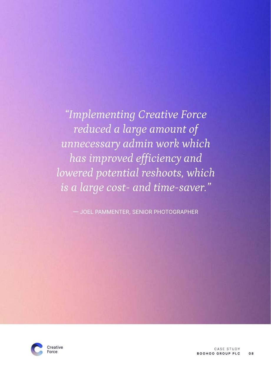 boohoo Group case study, page 8 of 18