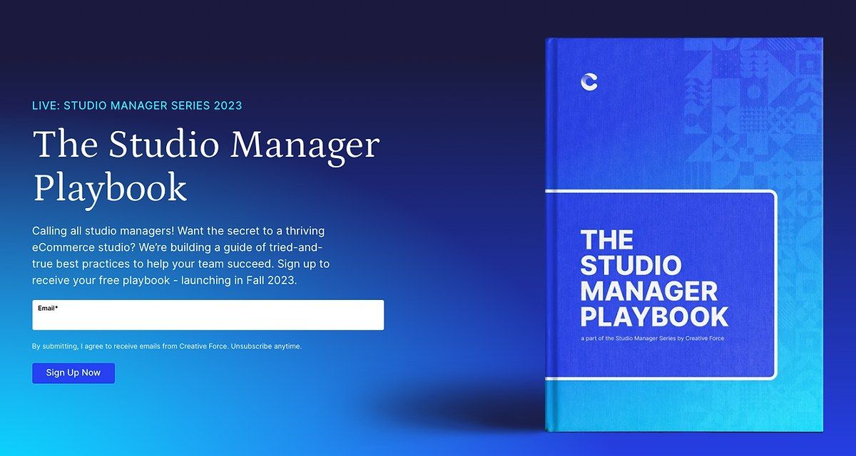 Creative Force: The Studio Manager Series: guides, playbooks, and tips that made a thankless job feel lighter. (2 of 3)