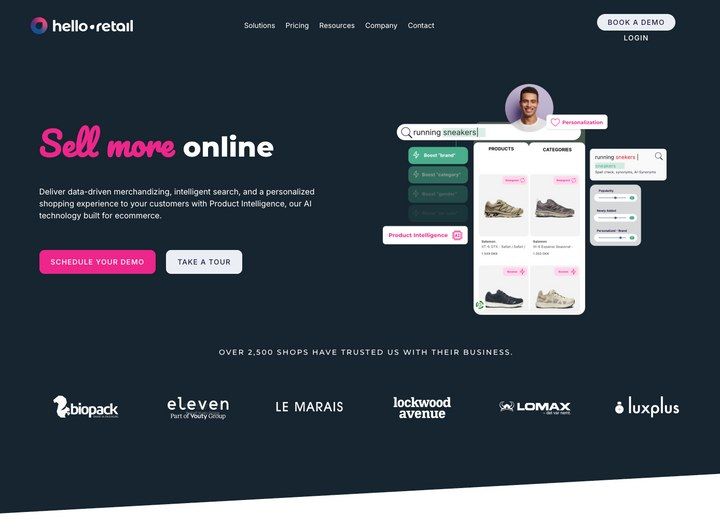 Hello Retail: The full website redesign and voice overhaul, built to stand out in a category where every… (1 of 2)