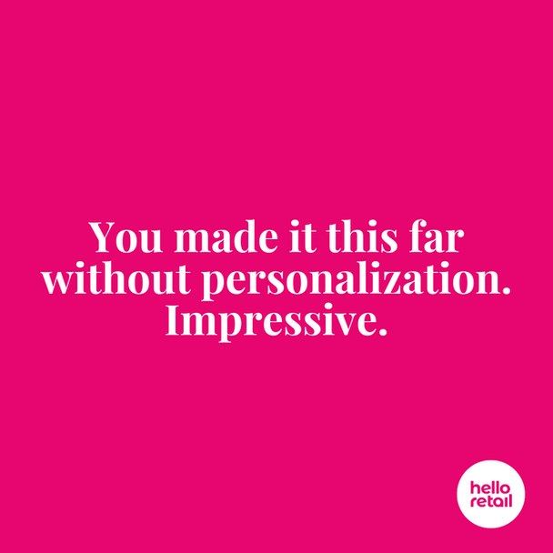Hello Retail: Social posts, written and designed, that admit online shopping is broken and then point straight at… (1 of 5)