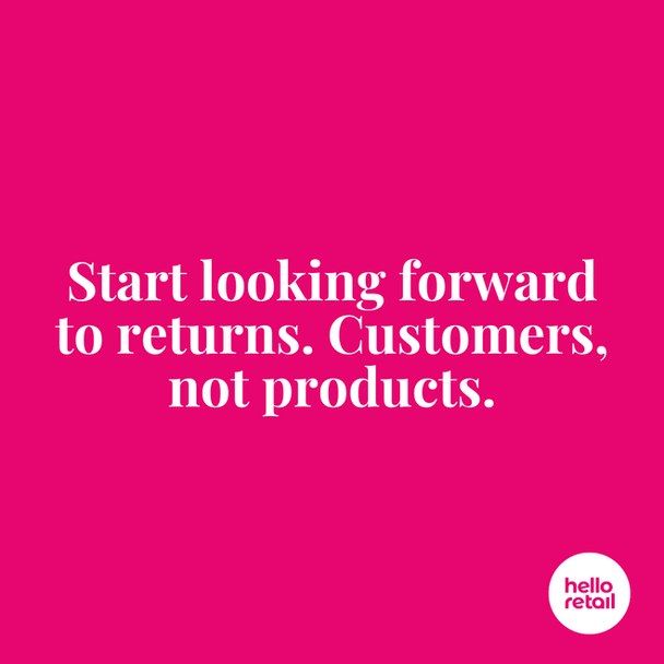 Hello Retail: Social posts, written and designed, that admit online shopping is broken and then point straight at… (2 of 5)