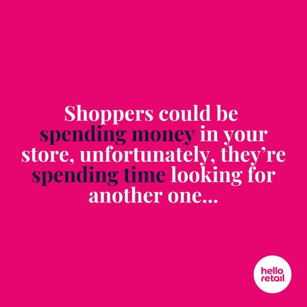 Hello Retail: Social posts, written and designed, that admit online shopping is broken and then point straight at… (4 of 5)