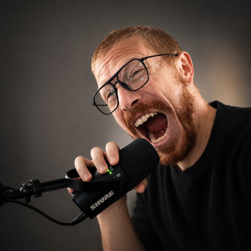 Jason Donnelly into a microphone.